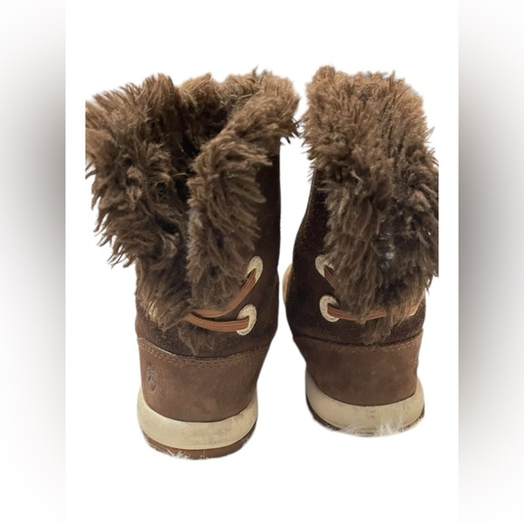 Timberland Toddle Tracks Roll Top Faux Fur Boots Brown
Nubuck Size 5.5T - Picture 7 of 15